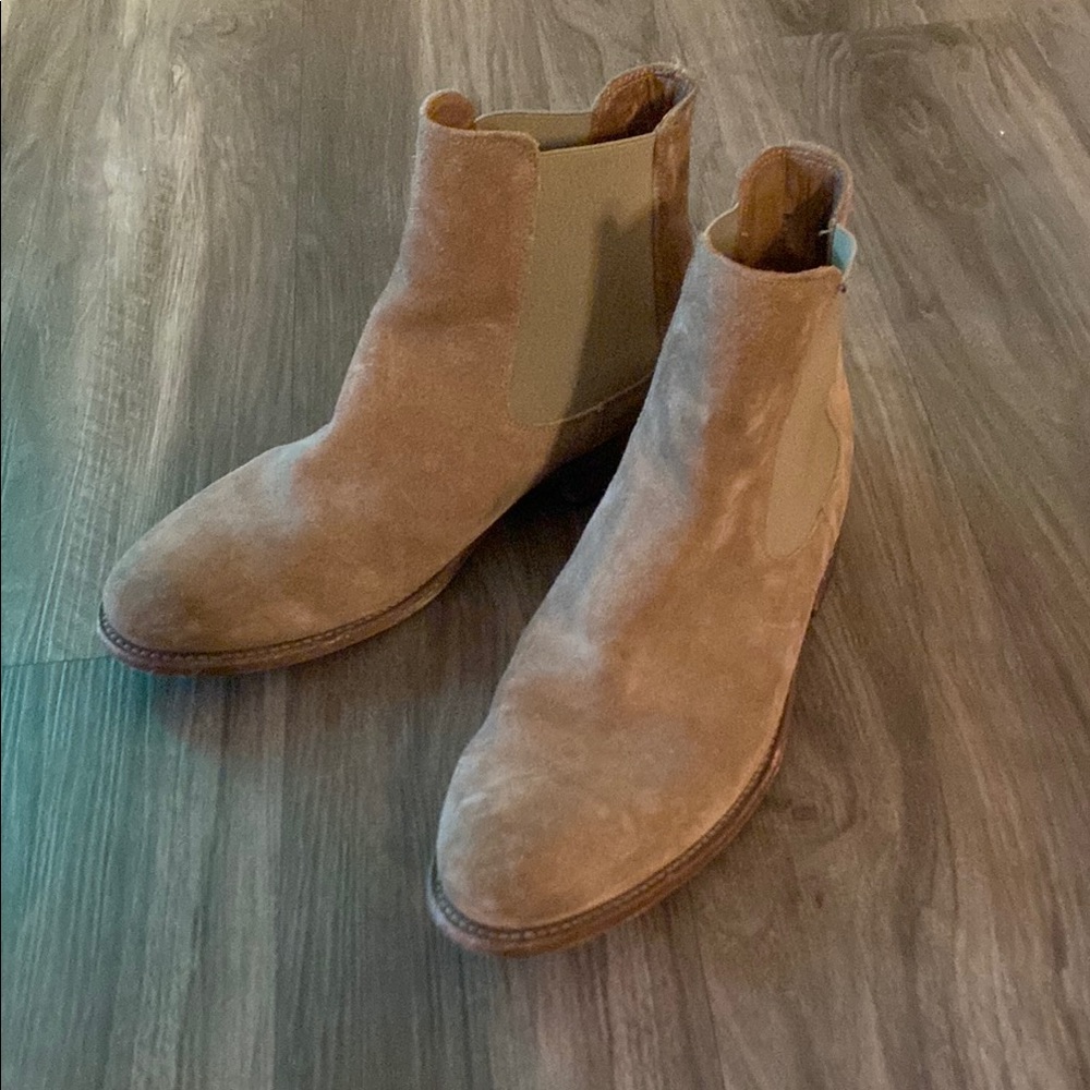 Men's Tan Suede Chelsea Boots Thursday Boot Company Cavalier